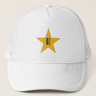 Witte Trucker pet INDIANA VOETBAL