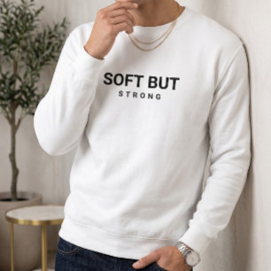 Witte trui   Esthetische zwarte typografie
