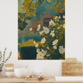Witte Tuin Poster (Keuken)