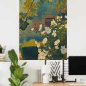Witte Tuin Poster (Thuiskantoor)