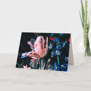 WITTE TULIPS, KOPIDEN, VROUWERS, zaterdag Kaart