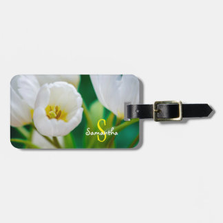 Witte Tulp Bagagelabel