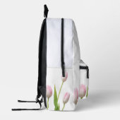 Witte Tulp Bloem Rugzak (Links)
