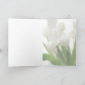 Witte tulpen kaart (Binnen)
