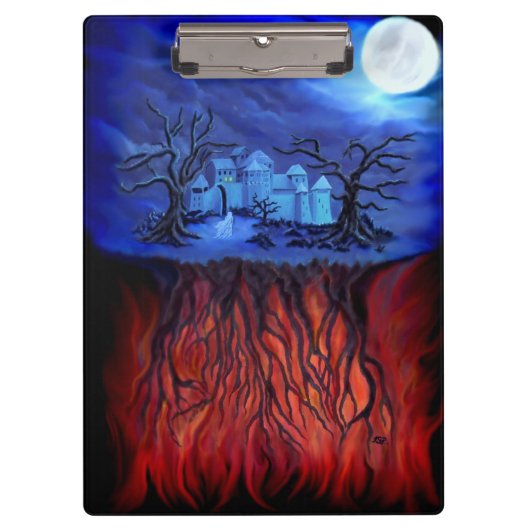 Witte uren tussen de hemel en de hel klembord (Voorkant)