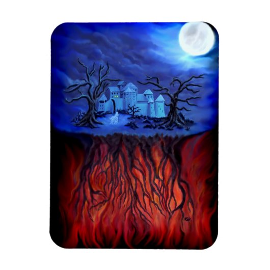 Witte uren tussen de hemel en de hel magneet (Verticaal)