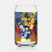 Witte vaas met bloemen Odilon Redon
