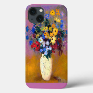Witte vaas met bloemen Odilon Redon iPhone 13 Hoesje