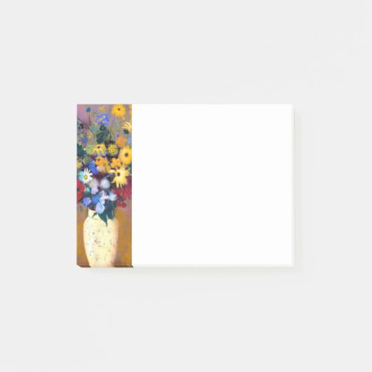 Witte vaas met bloemen Odilon Redon Post-it® Notes (Voorkant)