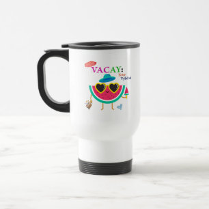 Witte Vacay Melon— Reisbeker