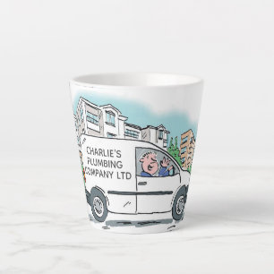 Witte Van Man Zakelijke Promotiebeker Latte Mok