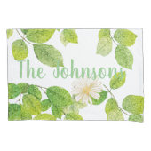 Witte ventilator en groene lederen tuin kussensloop (Voorkant)