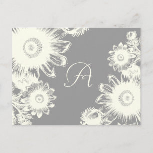 Witte ventilator - kies kleur - RSVP-kaart Uitnodiging Briefkaart