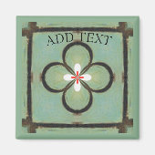 Witte ventilator magneet (Voorkant)