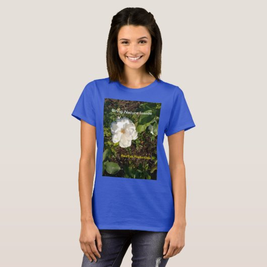 Witte ventilator T-shirt (Voorkant volledig)