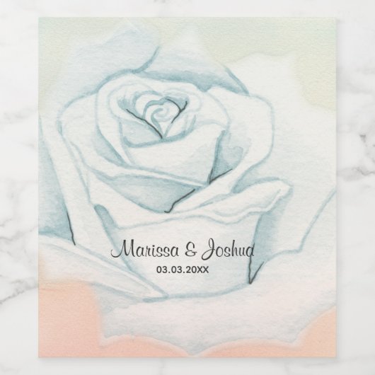 Witte ventilator wijn etiket (Enkel label)