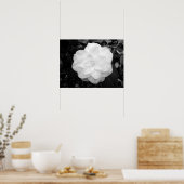 Witte ventilator. (zwart en wit) poster (Keuken)