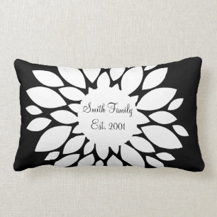  witte ventilatorbeelden Kunst op zwart Kussen