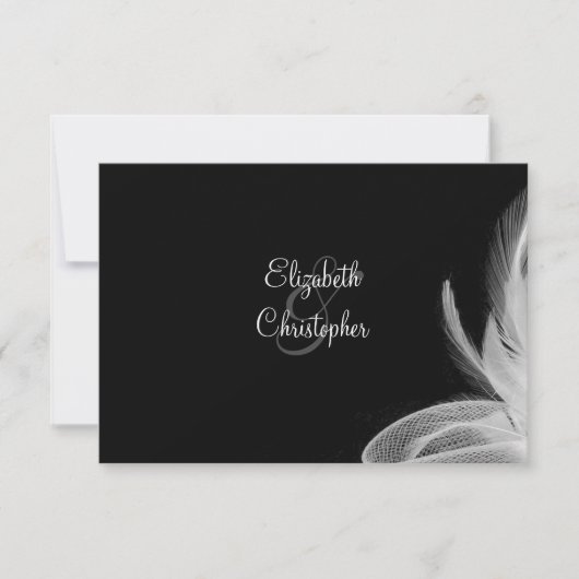 Witte veren 2 RSVP (Voorkant)