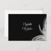 Witte veren 2 RSVP (Voorkant / Achterkant)