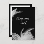 Witte veren RSVP (Voorkant / Achterkant)