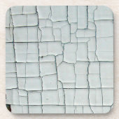 Witte verf, in cache geplaatst en gehakt drankjes onderzetter (Voorkant)