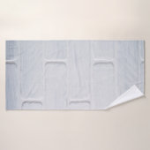 Witte verf van bakstenen van textuur badhanddoek (Badhanddoek)