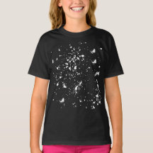 Witte verfspat Graphic Vlek Witte Inktspat