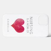 Witte verstuiving is een kunstwerk van Valentijn Case-Mate iPhone Case (Achterkant (horizontaal))