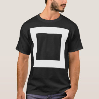 Witte vierkant t-shirt