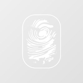 Witte vingerafdrukvenster vastkleven raamsticker