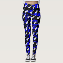 WITTE VIOLIN OP NAVY MUSICNOTES LEGGINGS