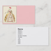 Witte Visitekaartjes Marie Antoinette (Voorkant / Achterkant)