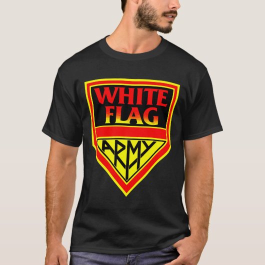 WITTE VLAG ARMY  Shirt! T-shirt (Voorkant)