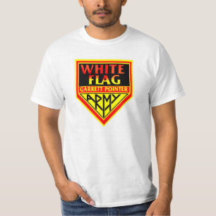 Witte vlag Garrett Pointer Armyu T-shirt
