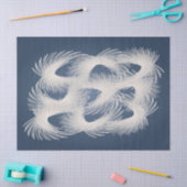 Witte vliegende veren tissuepapier (Craft)