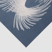 Witte vliegende veren tissuepapier (Detail)