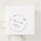 Witte Vlinder Tuin Bruilofts Bruidsjonker Bedanken Bedankjes Labels (In situ)