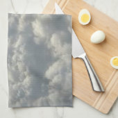 WITTE VLOEISTOFFEN THEEDOEK (Quarter Fold)