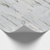 Witte vogel structuur cadeaupapier (Hoek)