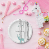 Witte vogelbomen met het Bord van de Partij voor d (Feest)