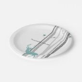 Witte vogelbomen met het Bord van de Partij voor d (Gekanteld)