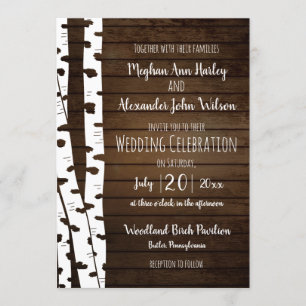 Witte vogelboom en hout kaart