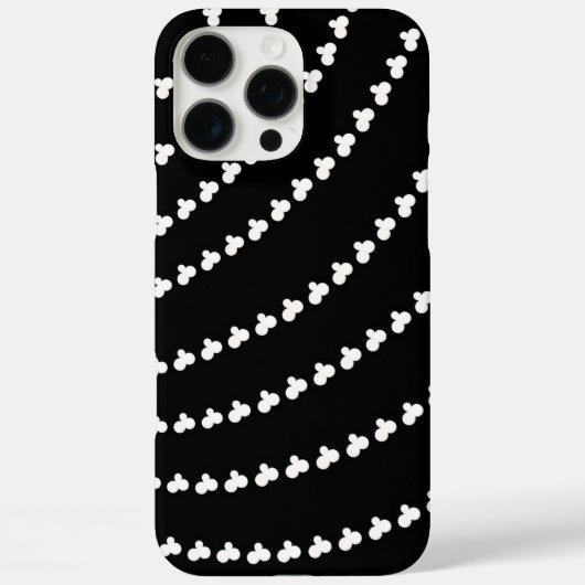 Witte Vortex Case-Mate iPhone Case (Achterkant)