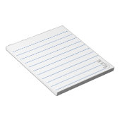 Witte vos notitieblok (Schuin)