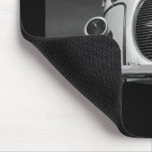  witte vrachtwagen muismat (Hoek)