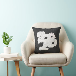 Witte Vrede Shalom Typography Kunst Kussen