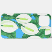 Witte vredesleugens op bleke blauwe achtergrond Case-Mate iPhone case (Achterkant (horizontaal))