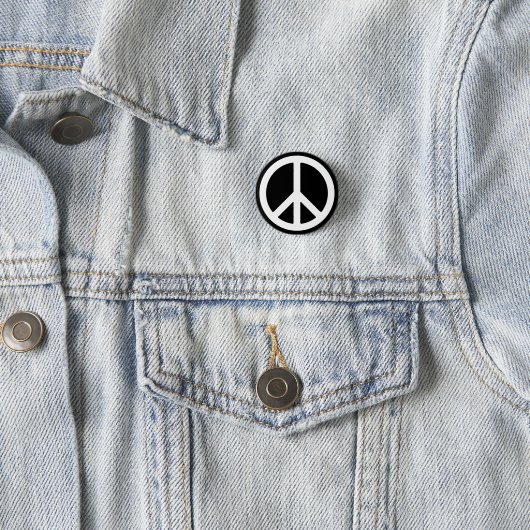 Witte Vredessymbool Button (In situ)