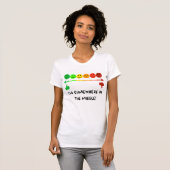 Witte vrouw T-shirt - Moods (Voorkant volledig)